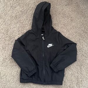 Nike Black Full-Zip Rain Jacket